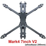 Mark4 V2 Mark 4 7inch 295mm / 8inch 367mm / 9inch 387mm / 10inch 427mm 3K Full Carbon Fiber TrueX Frame for FPV Camera Kit Done